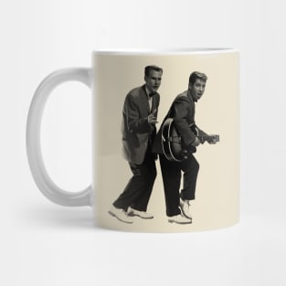 Young Simon and Garfunkel Mug